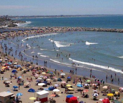 Jornada agobiante en Mar del Plata por las altas temperaturas