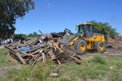  Pac�fico desalojo de los terrenos del ferrocarril