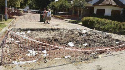 Lan�s: Plan integral de bacheo y pavimentaci�n 2013