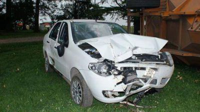 Violento choque en la Ruta Provincial N� 30 