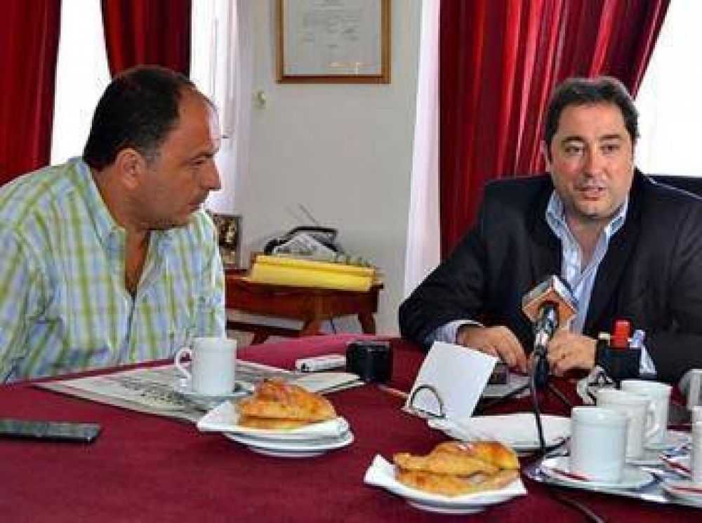 Pablo Garate se reuni� en Pringles con el Intendente Oreste