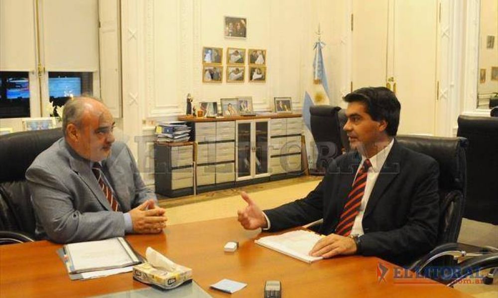 Con la refinanciaci�n de pasivos en agenda, Capitanich recibi� a Colombi