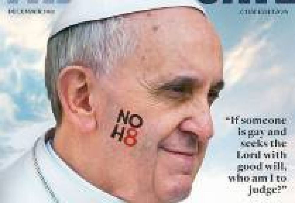 Revista gay elige al Papa Francisco como personalidad del a�o