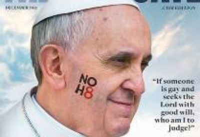 Revista gay elige al Papa Francisco como personalidad del a�o
