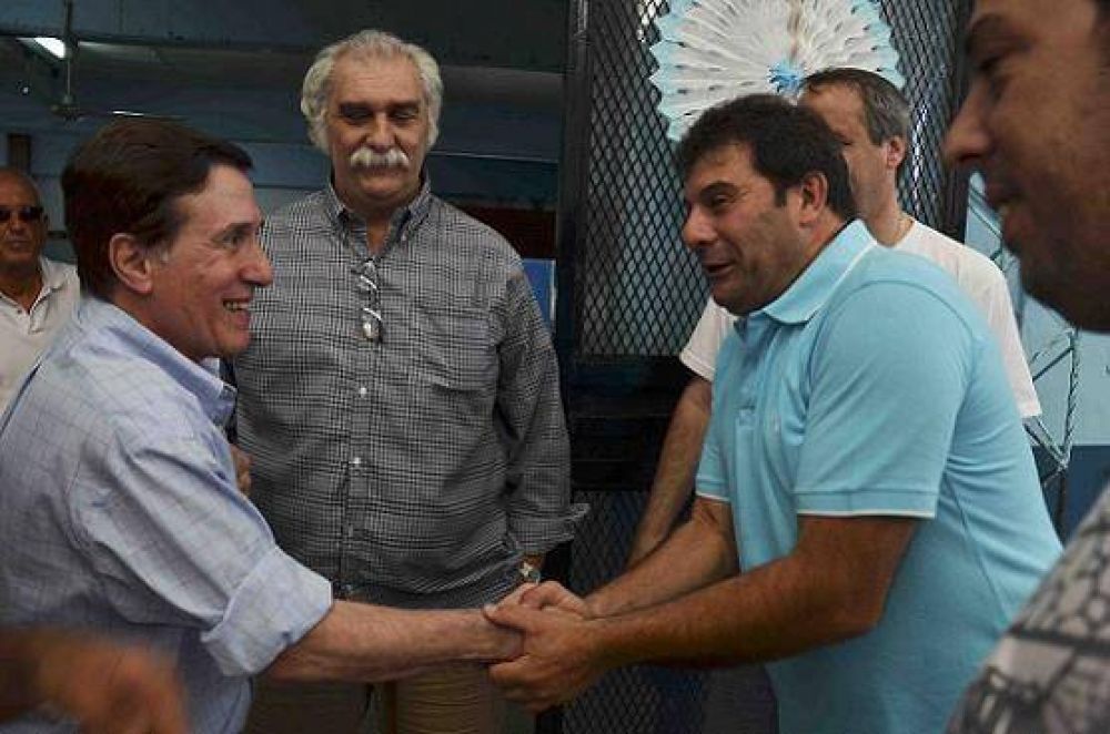 EL INTENDENTE DAR�O D�AZ P�REZ VISIT� EL CLUB GERMINAL DE GERLI