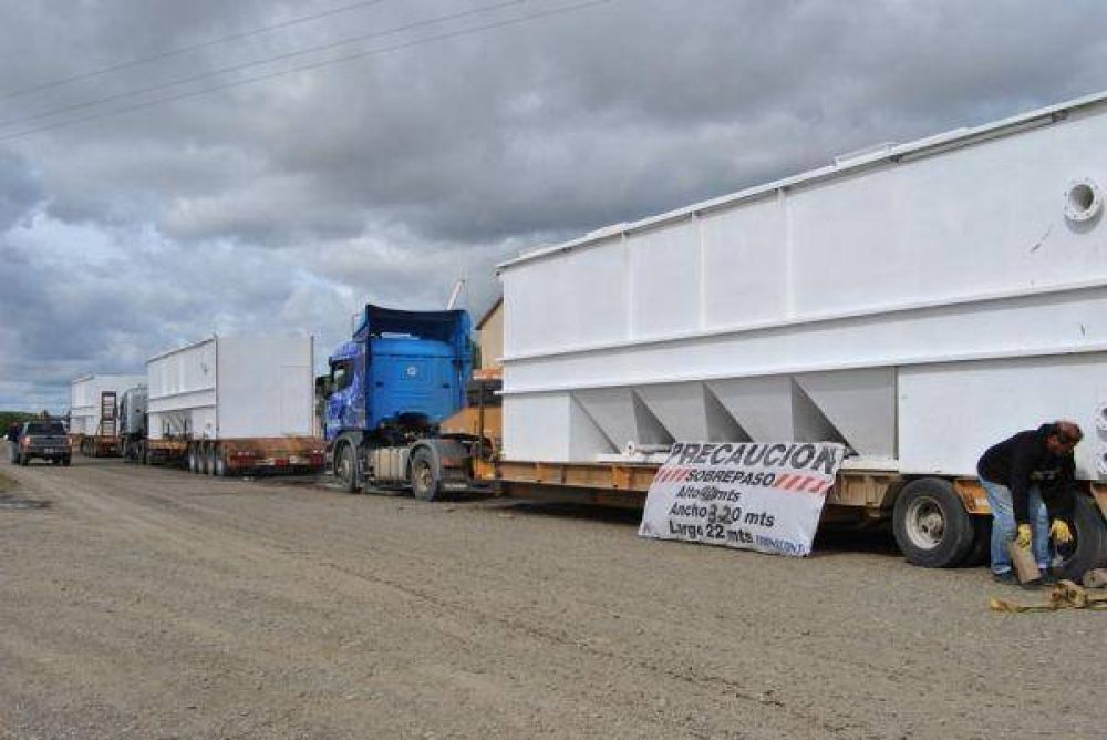 Comenz� la instalaci�n de las plantas modulares que producir�n un 25% m�s de agua potable 