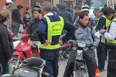 En 2013, Tr�nsito secuestr� m�s de 4.250 motos en operativos