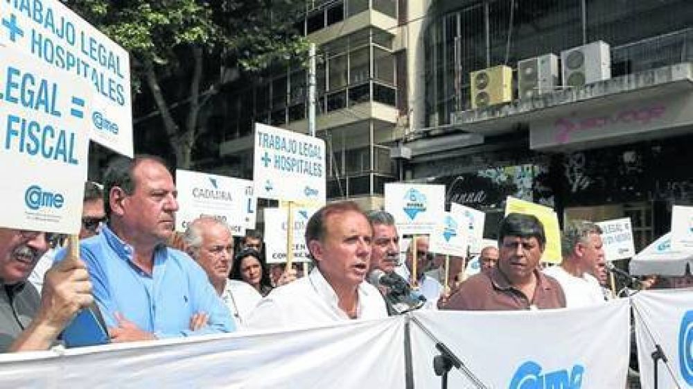 Comerciantes de avenida Avellaneda, en otra protesta