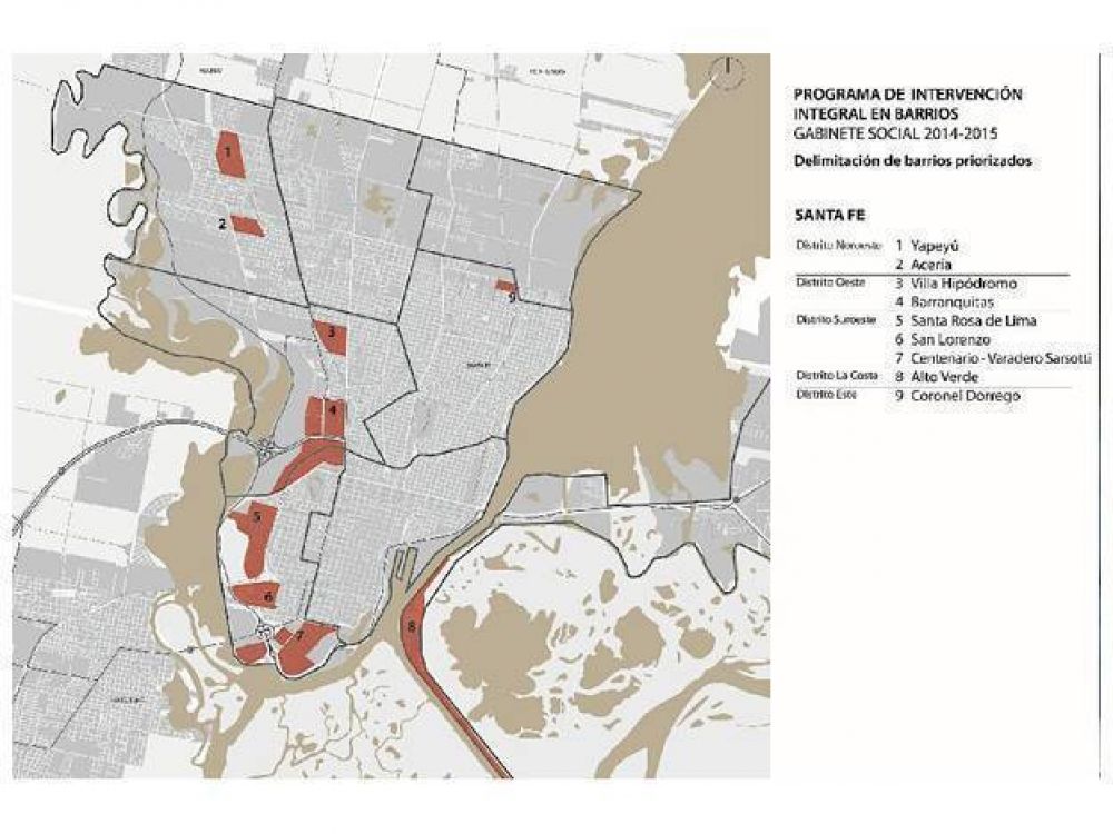 Obras y pol�ticas sociales para mejorar la convivencia barrial