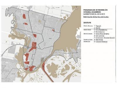 Obras y pol�ticas sociales para mejorar la convivencia barrial
