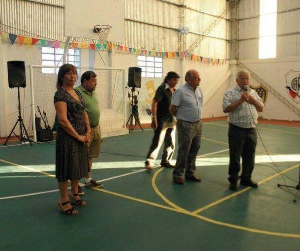 Se inaugur el Polideportivo del barrio Jorge Newbery