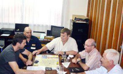 El director provincial de Defensa Civil de visita en Pergamino