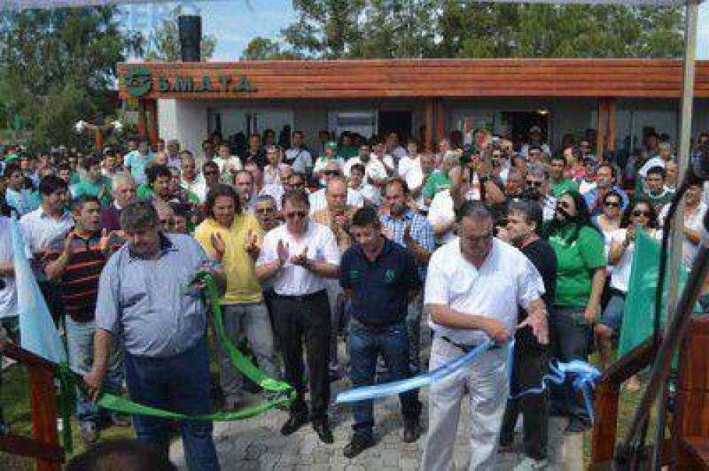 SMATA inaugur el Club de Pesca de Baradero