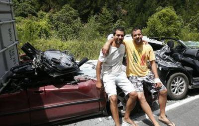 Los cordobeses que se salvaron de milagro en un accidente en Nueva Zelanda