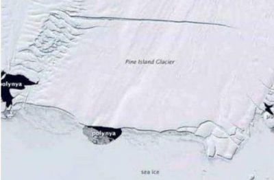 Se desprendi� un iceberg gigante de la Ant�rtida