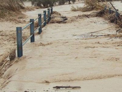 Por las lluvias se rompieron cuatro canales en el departamento Iglesia
