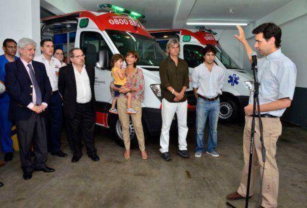 Andreotti inaugur� las obras en el Centro de emergencias San Fernando