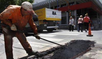 Se repararon 430 baches en 4 Comunas