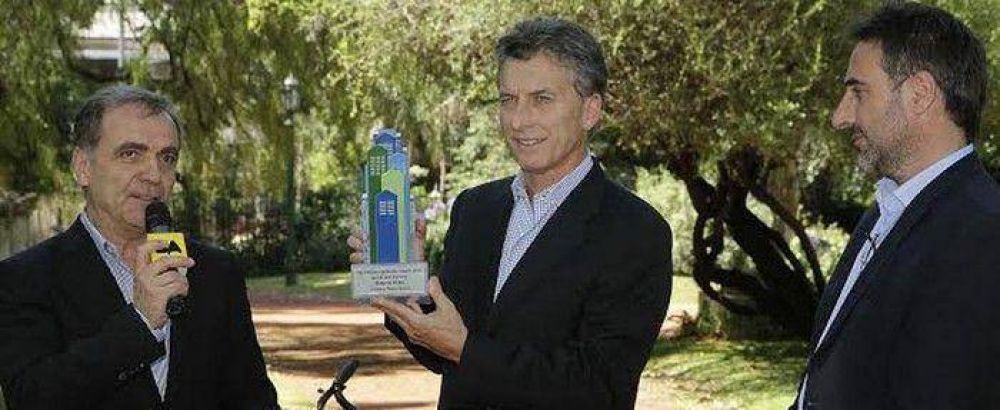 Macri recibi� un premio internacional que distingue a Buenos Aires por su Plan de Movilidad Sustentable