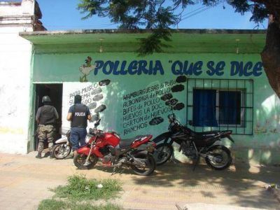 Allanaron una poller�a donde se vend�a droga