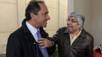 Scioli y Moyano se reunieron en secreto