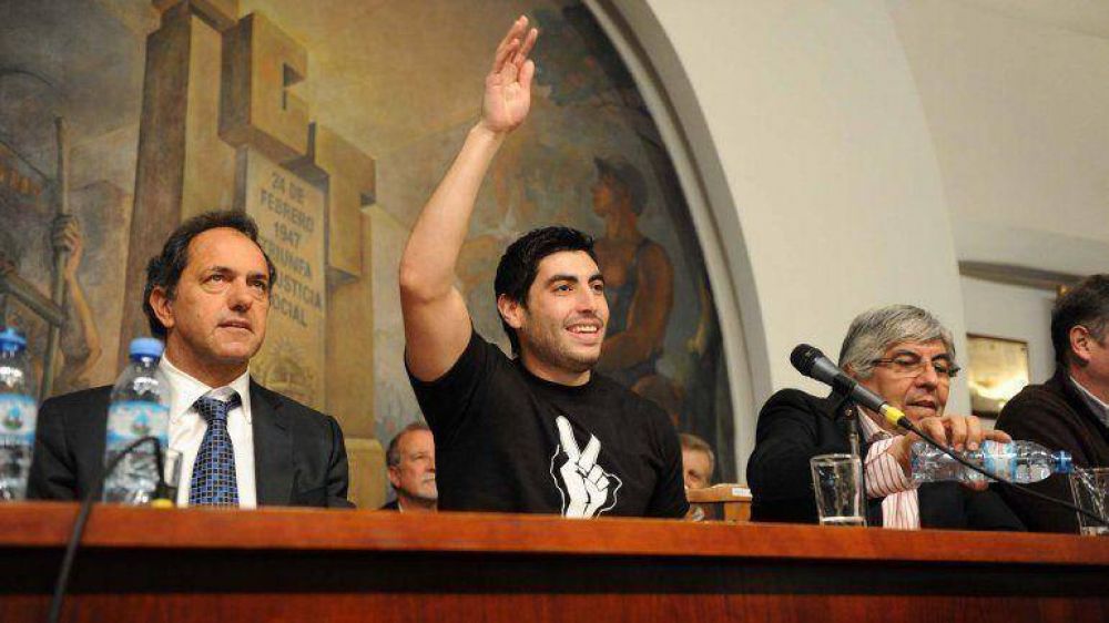 Scioli y Moyano compartieron un asado para "despedir el a�o"