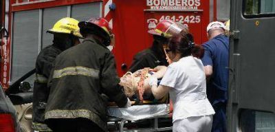 Choque en cadena y caos de tr�nsito en avenida 60: heridos