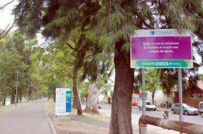 Presentaron los carteles de salud instalados en el Paseo Ribere�o