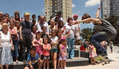 Villa Lugano tiene otra pista de skate