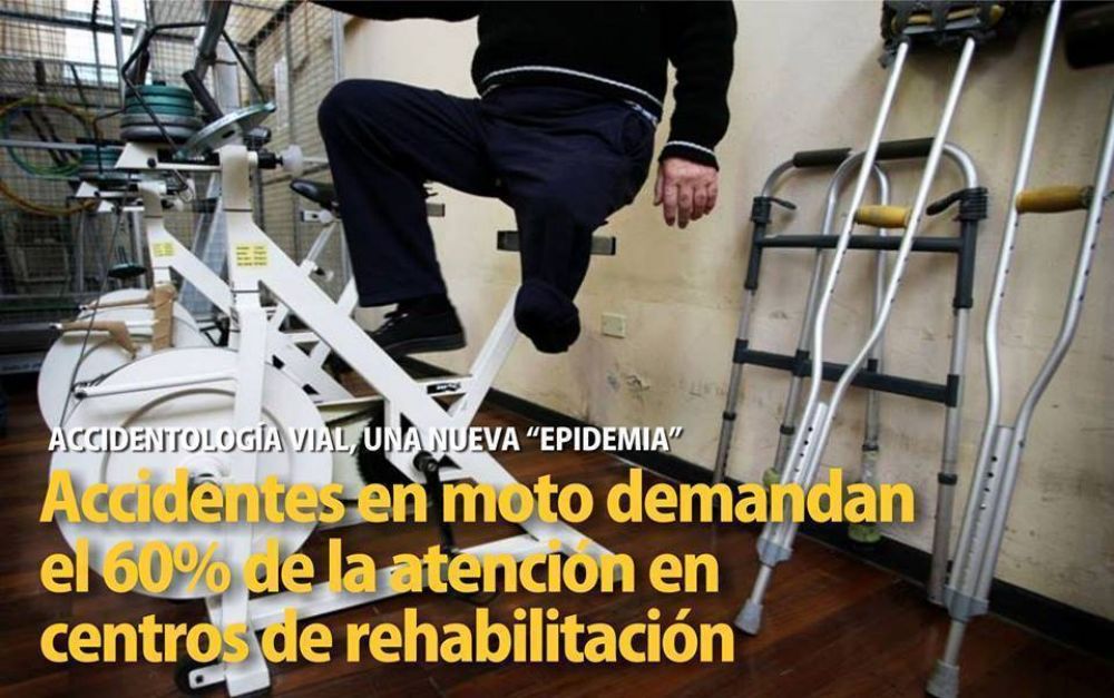 Accidentes de moto demandan el 60% de la atenci�n en centros de rehabilitaci�n