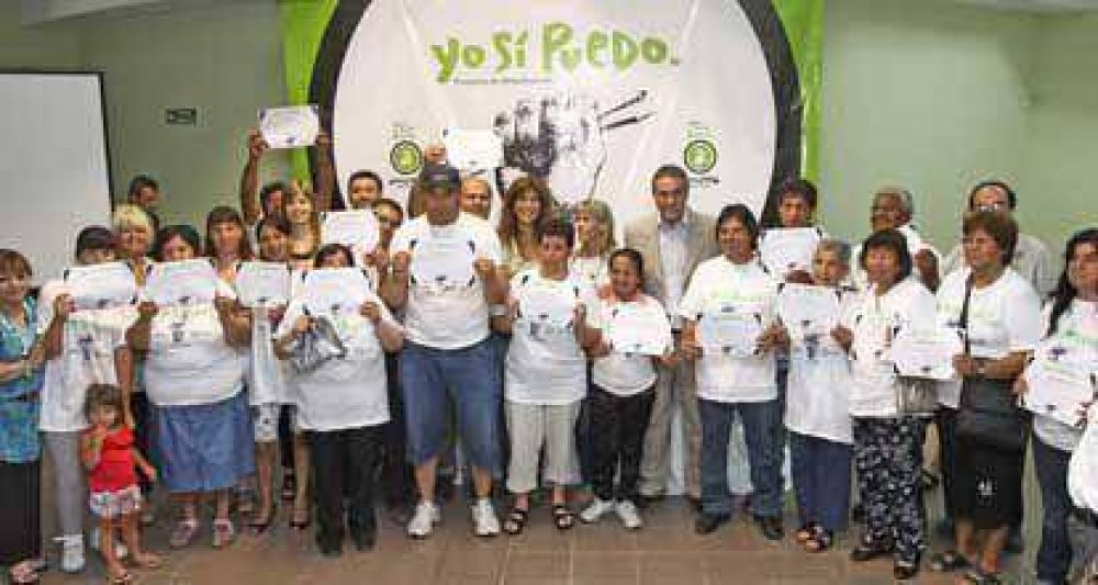 Realizaron el acto de colaci�n del programa de alfabetizaci�n �Yo si puedo�