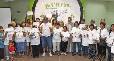 Realizaron el acto de colaci�n del programa de alfabetizaci�n �Yo si puedo�