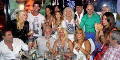 Wanda Nara acompa�� a �Los locos Grimaldi�