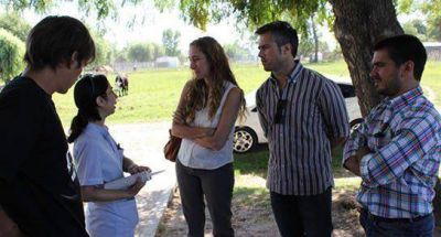 Busatto entreg� presentes a la comunidad Mocov�