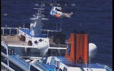 Prefectura realiz� una aeroevacuaci�n de urgencia