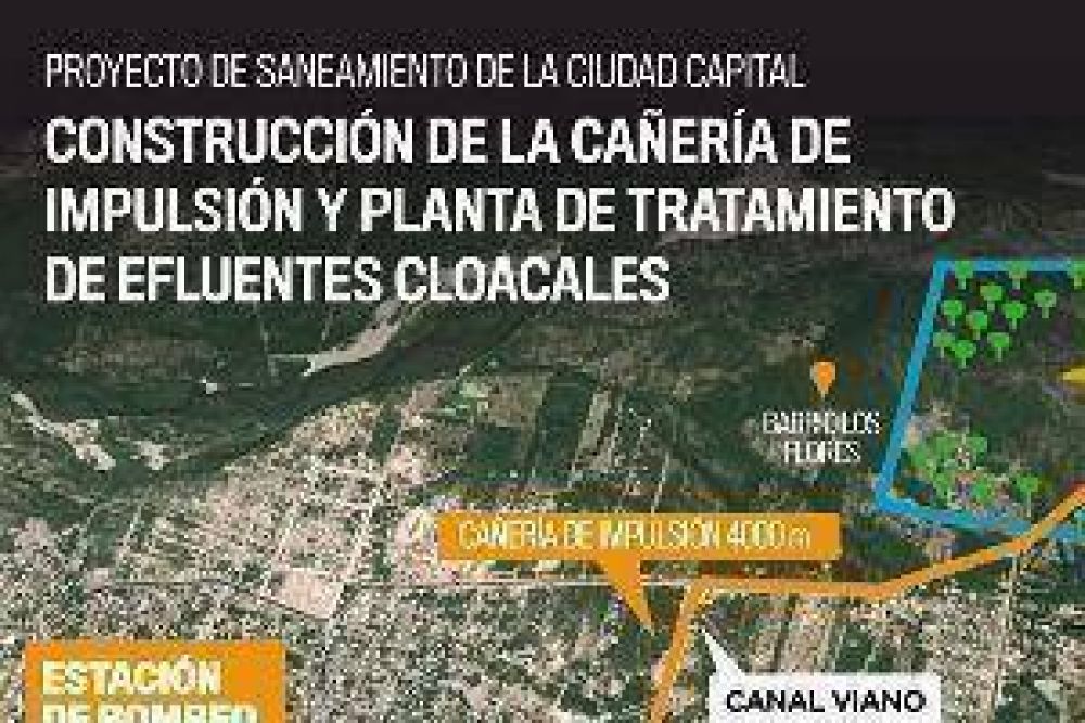 La obra sanitaria que beneficiar� a m�s de 250 mil capitalinos empezar� a principios de 2014