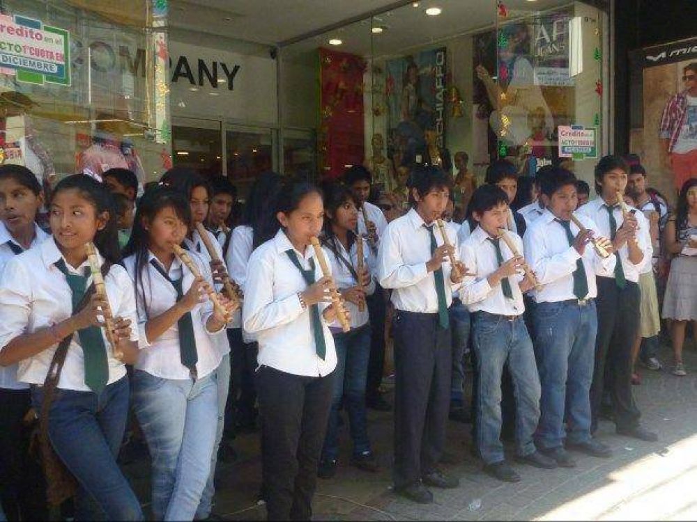 Carpa Misionera Navide�a en la peatonal