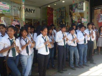 Carpa Misionera Navide�a en la peatonal