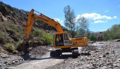 Irrigaci�n realiz� tareas de mantenimiento en la zona de Alta Monta�a