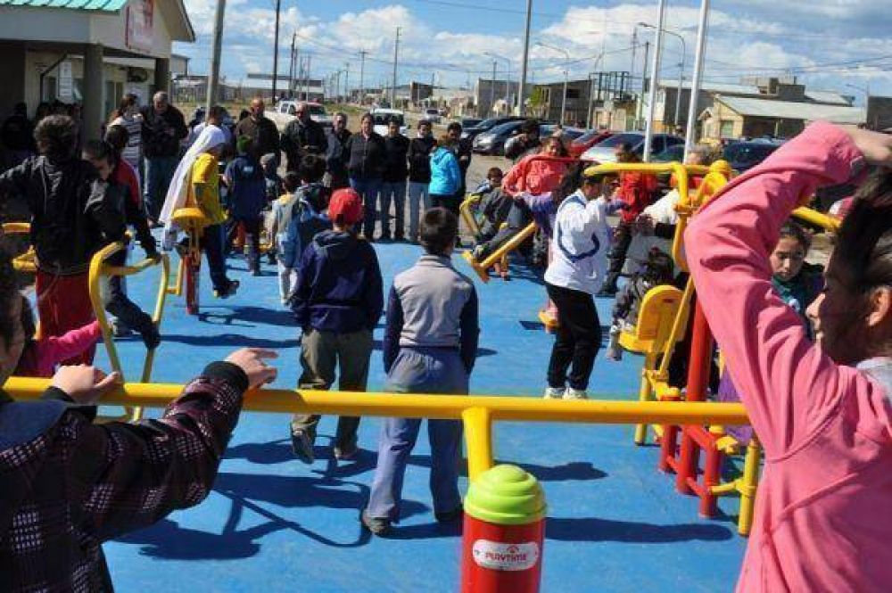 El Municipio dej� inaugurada una nueva estaci�n saludable