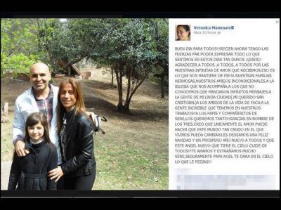 La mam� de Serena Mart�nez record� a su hija con dolor y fortaleza