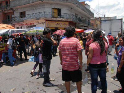 Caos vehicular y una batahola entre puesteros