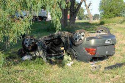 Muri� una mujer en accidente en la Ruta 7