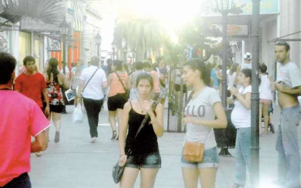 Gran movimiento se registr� en la zona c�ntrica