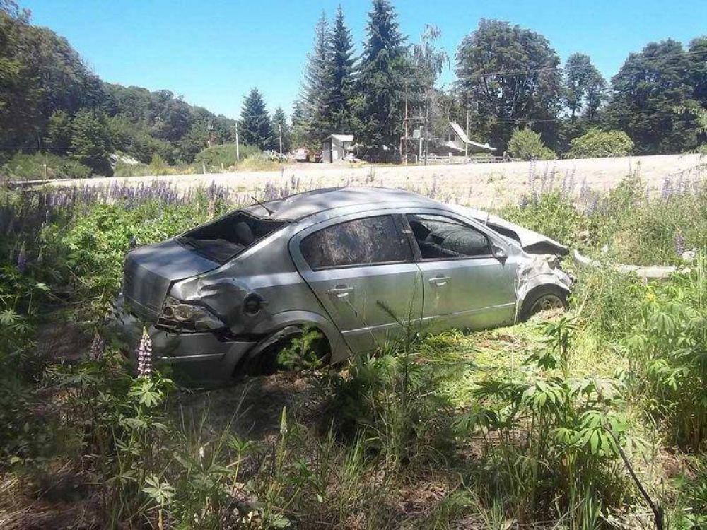 Vuelco con suerte en la ruta 40