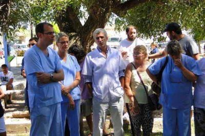LUEGO DE LA REUNI�N CON EL INTENDENTE, SE AGUDIZ� EL CONFLICTO EN EL HOSPITAL