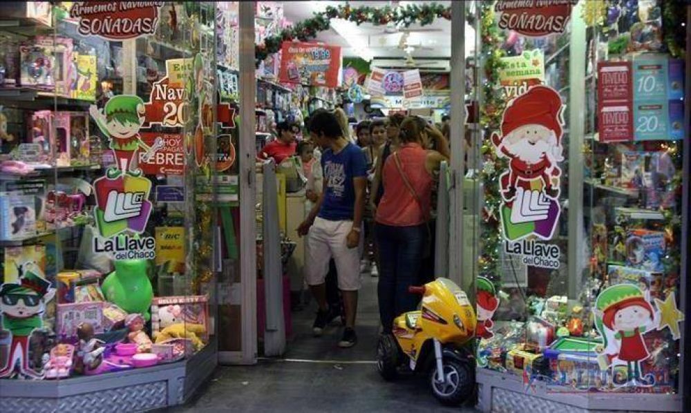 La peatonal Jun�n se vio abarrotada por las compras navide�as de �ltima hora