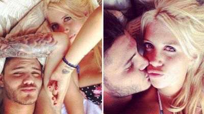 Wanda Nara y Mauro Icardi, juntos en Brasil y en la cama
