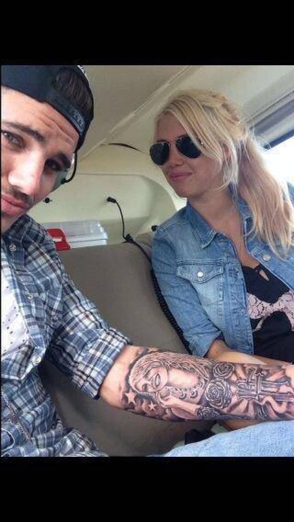 Otra prueba de amor: Icardi se hizo un tatuaje de la cara de Wanda