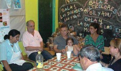 Macri salud� a Margarita Barrientos con motivo de las Fiestas